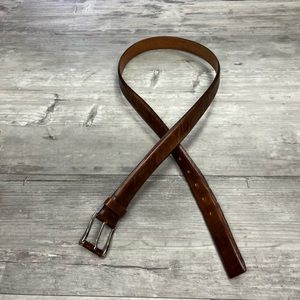 Sangiorgio Brown Italian Leather Belt 38